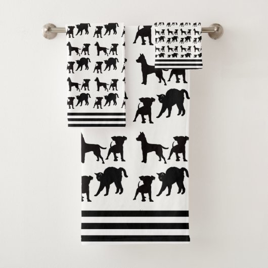 Hunde und Katzen Kinder Badhandtuch Set (Insitu)