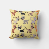 Hunde und Katzen Kissen (Vorderseite)