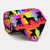 Hunde und Katzen Krawatte (Gerollt)