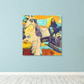 Hunde und Katzen Kunst auf Leinwand (Insitu (Holzboden))