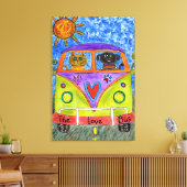 Hunde und Katzen Leinwand 24"x 36" (Insitu (Wohnzimmer))