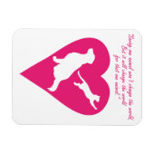 Hunde und Katzen Magnet (Horizontal)