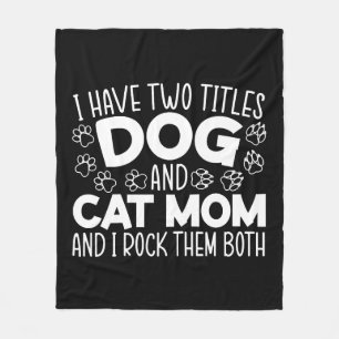 Hunde und Katzen Mama Mütter Tag beste Mama je Tie Fleecedecke