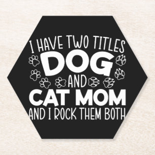 Hunde und Katzen Mama Mütter Tag beste Mama je Tie Untersetzer