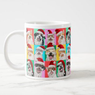 Hunde und Katzen mit Santa Bart Jumbo-Tasse