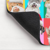 Hunde und Katzen mit Santa Bart Mousepad (Ecke)