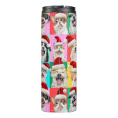 Hunde und Katzen mit Santa Bart Thermosbecher (Rückseite)