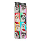 Hunde und Katzen mit Santa Bart Thermosbecher (Nach rechts gedreht)