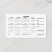 Hunde-und Katzen-Mobile, das den 2019 Visitenkarte (Rückseite)