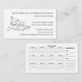 Hunde-und Katzen-Mobile, das den 2019 Visitenkarte (Vorne/Hinten)