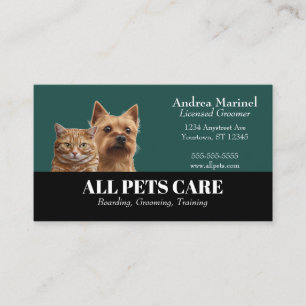 Hunde- und Katzen-Pflegedienste Visitenkarte