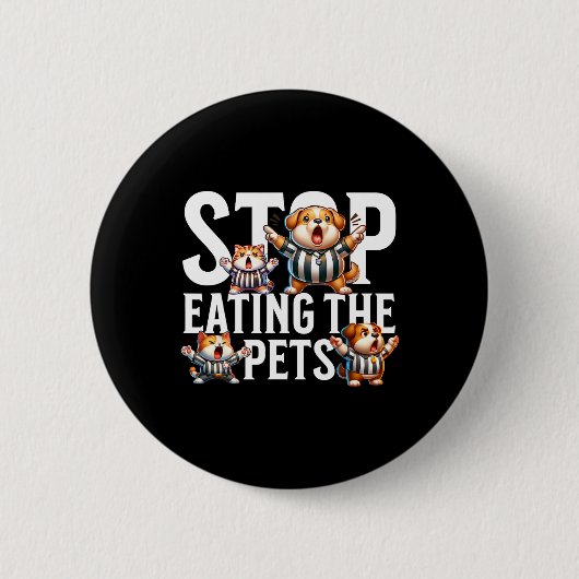 Hunde und Katzen Springfield pe Button (Vorderseite)