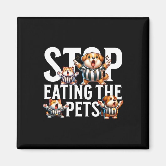 Hunde und Katzen Springfield pe Magnet (Vorne)