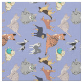 Hunde und Katzen Stoff (Nahaufnahme)