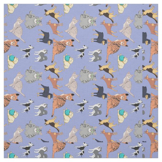 Hunde und Katzen Stoff (Muster)