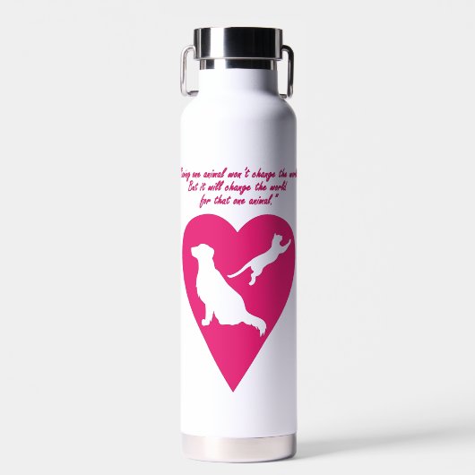 Hunde und Katzen Trinkflasche (Vorne)