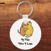 Hunde und Katzen Umarmung Schlüsselanhänger Meine  (Vorderseite)