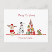 Hunde und Katzen Weihnachten mit Geschenkbaum (Vorderseite)