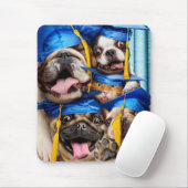 Hunde- und Katzenabsolventen im Fotobooth Mousepad (Mit Mouse)