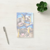 Hunde- und Katzenabsolventen im Fotobooth Post-it Klebezettel (Büro)
