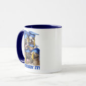 Hunde- und Katzenabsolventen im Fotobooth Tasse (Vorderseite Links)