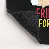 Hunde- und Katzenfreunde für immer Mousepad (Ecke)