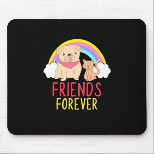 Hunde- und Katzenfreunde für immer Mousepad