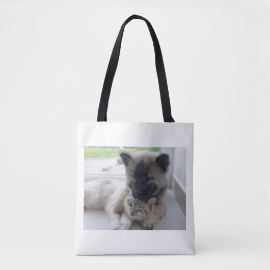 Hunde- und Katzenliebe  Tasche (Vorderseite)