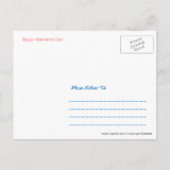 Hunde und Kisses - Liebe Postkarte (Rückseite)