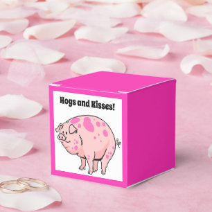 Hunde und Kisses Niedlicher Schweineschnitt Cartoo Geschenkschachtel