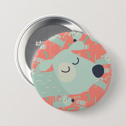 Hunde und Knochen Button (Vorne & Hinten)