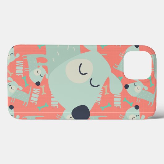 Hunde und Knochen Case-Mate iPhone Hülle (Rückseite (Horizontal))