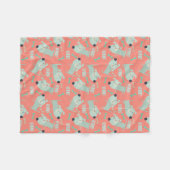 Hunde und Knochen Fleecedecke (Vorderseite (Horizontal))