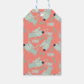 Hunde und Knochen Geschenkanhänger (Vorderseite)