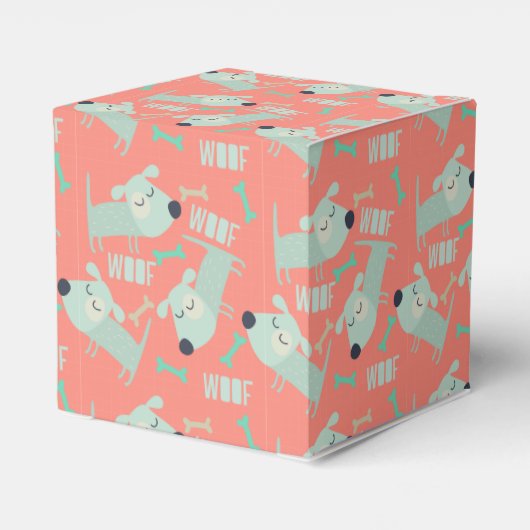 Hunde und Knochen Geschenkschachtel (Rückseite)
