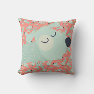 Hunde und Knochen Kissen