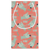 Hunde und Knochen Kleine Geschenktüte (Rückseite)