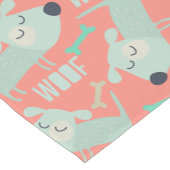 Hunde und Knochen Kurzer Tischläufer (Ecke)