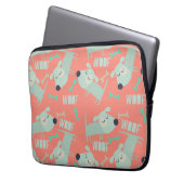 Hunde und Knochen Laptopschutzhülle (Vorderseite Links)