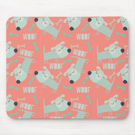 Hunde und Knochen Mousepad (Vorne)