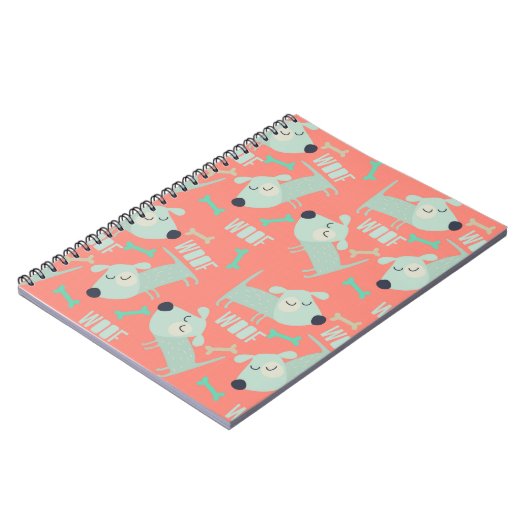 Hunde und Knochen Notizblock (Linke Seite)