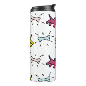Hunde und Knochen RY Graffiti Style Thermal Trumbl Thermosbecher (Nach links gedreht)