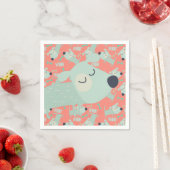 Hunde und Knochen Serviette (Beispiel)