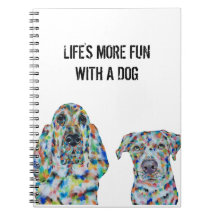 Hunde und Labrador Notebook 6,5" x 8,75"