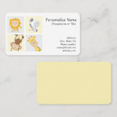 Hunde und Niedliche Kleintiere Visitenkarte (Vorne/Hinten)