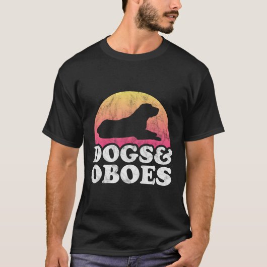 Hunde und Oboen, für Männer oder Frauen T-Shirt (Vorderseite)