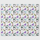 Hunde und Paws Geschenkpapier (Flach)