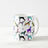 Hunde und Paws Kaffeetasse (VorderseiteRechts)