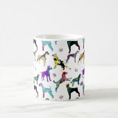 Hunde und Paws Kaffeetasse (Mittel)