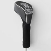 Hunde und Pferde führen Männer Golf Headcover (angewinkelt)
